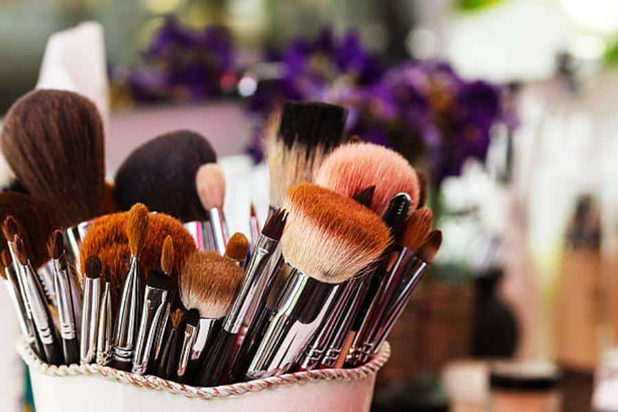 El tamaño de las brochas de maquillaje