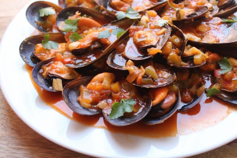 Estos mejillones con pisto son los mejores que vas a probar