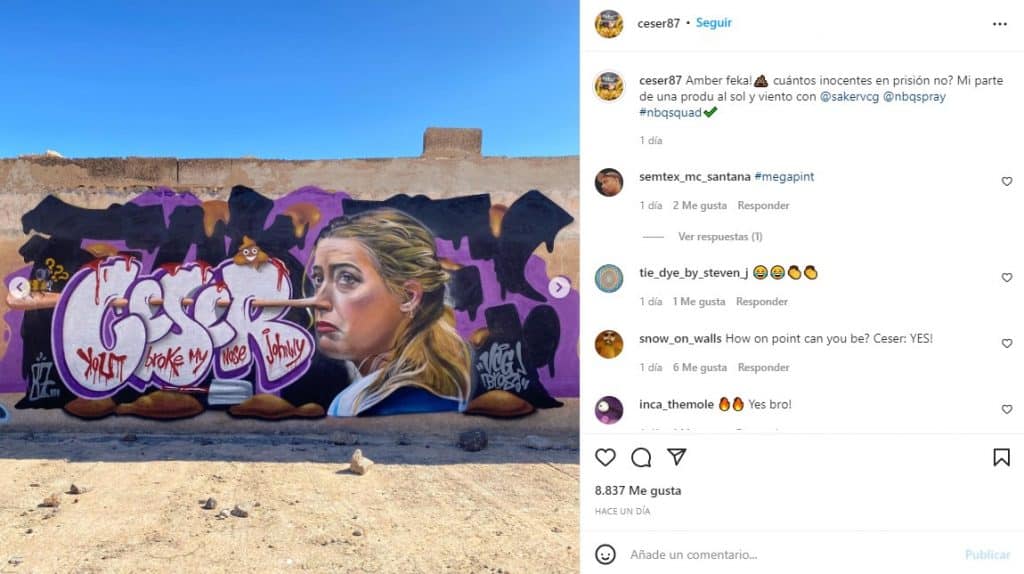 Graffiti Amber Heard