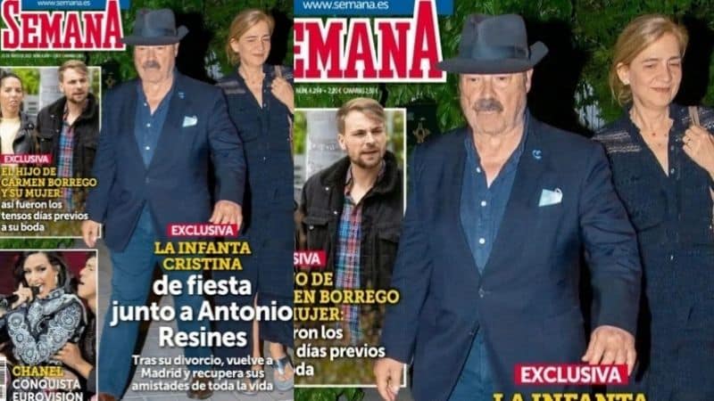 Infanta Cristina - Antonio Resines portada Semana