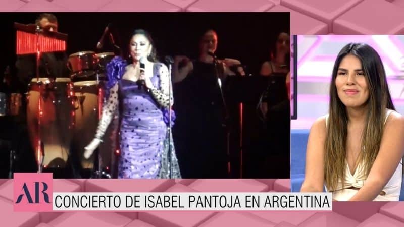Isa Pantoja se emociona al ver a su madre en Argentina