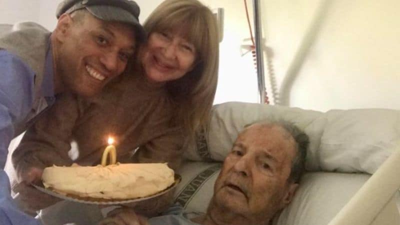 Jesús Mariñas - última foto en el hospital