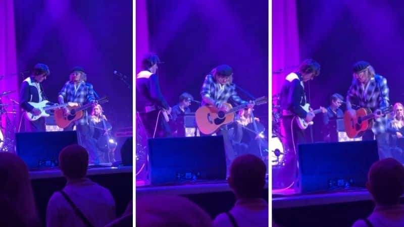 Johnny Depp en un concierto