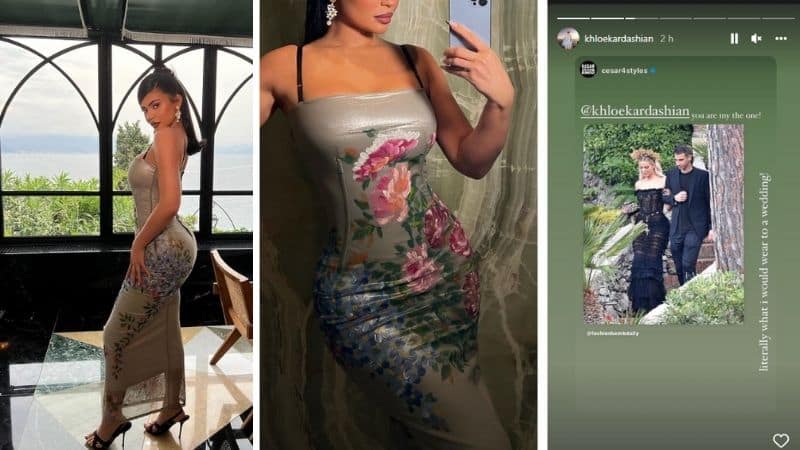 Kylie Jenner y Khloé Kardashian vestidos de boda