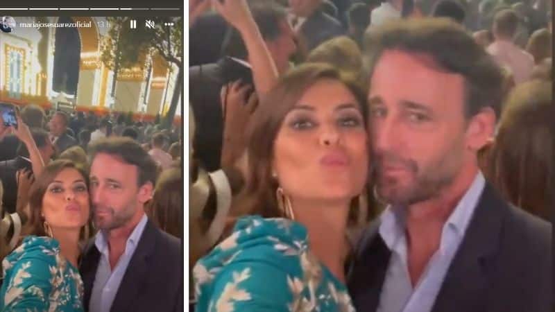 María José Suárez y Álvaro Muñoz Escassi: la pareja presume de amor en la Feria de Abril