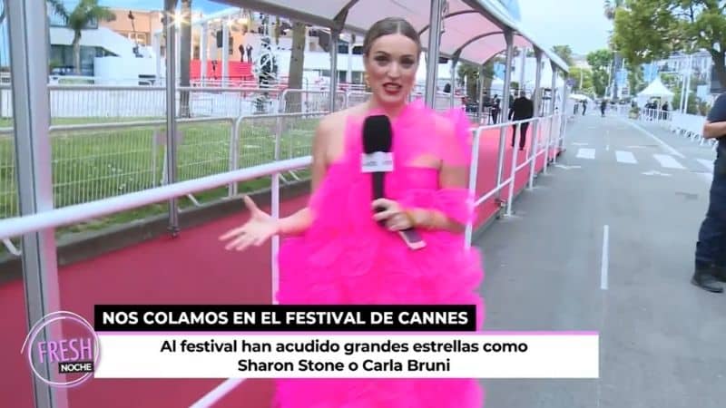 Marta Riesco en el Festival de Cannes
