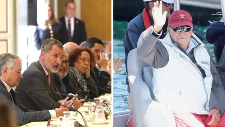 Felipe VI y Juan Carlos I: la cara y la cruz del calificado como ‘día histórico’