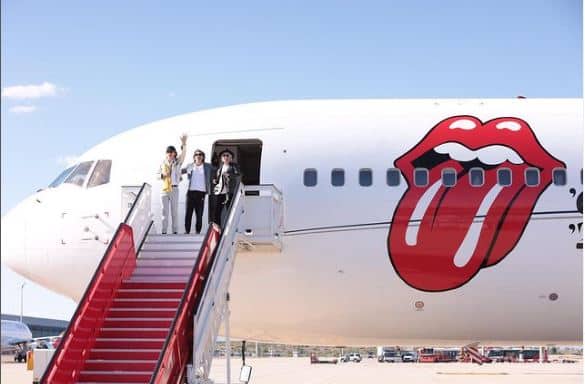 Los Rolling Stones aterrizan en Madrid