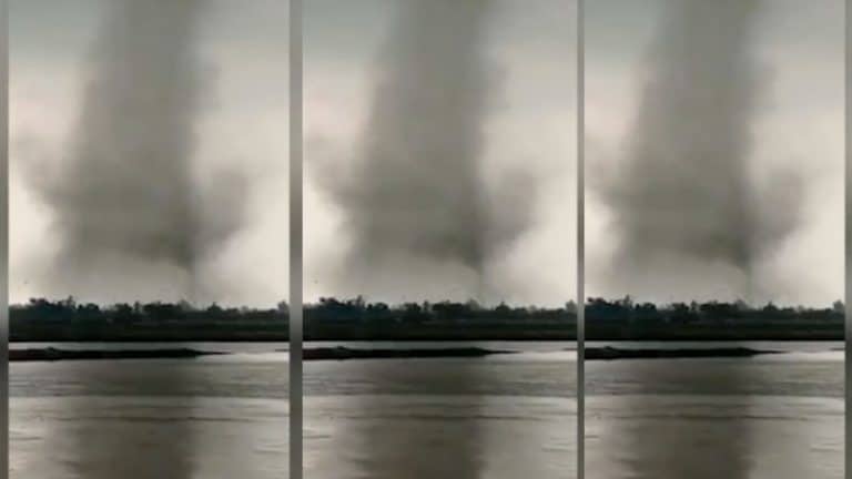 El extraño tornado que ha devastado por completo esta ciudad