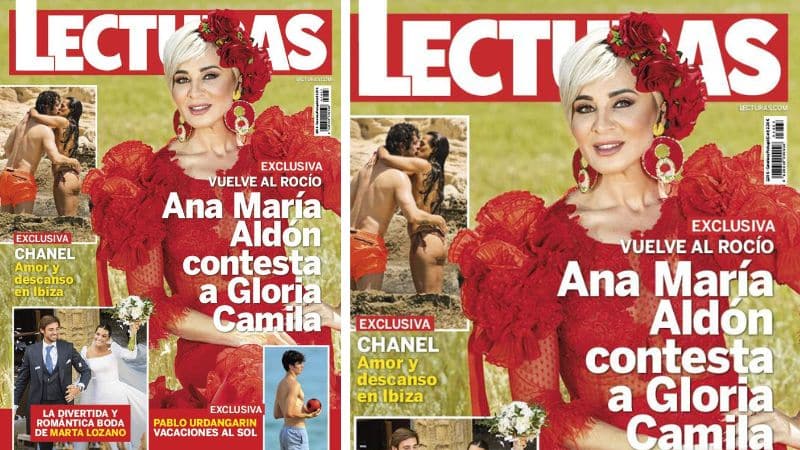 Ana María Aldón portada de Lecturas