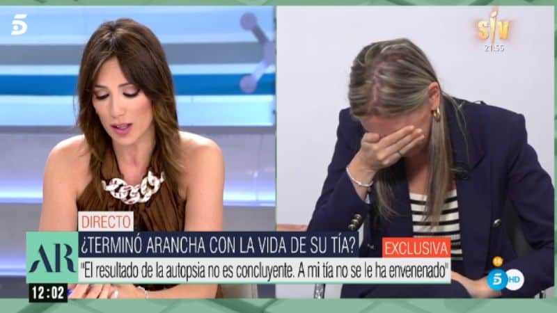 Arancha Palomino llora - Patricia Pardo