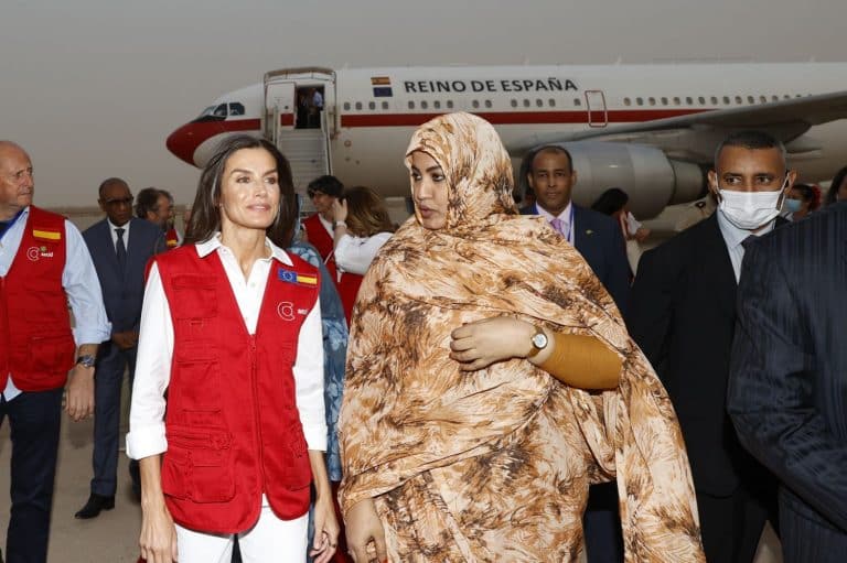 Reina Letizia vaje cooperacion Mauritania 2022