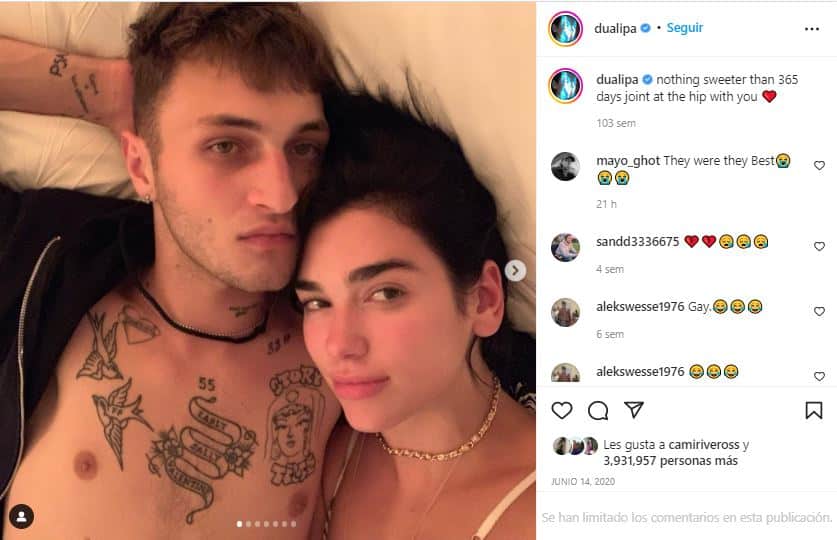 Los motivos por los que Dua Lipa se ha fijado en Arón Piper