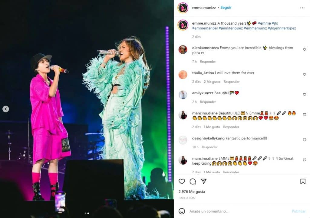 Jennifer López presenta a su hija Emme con pronombres neutros