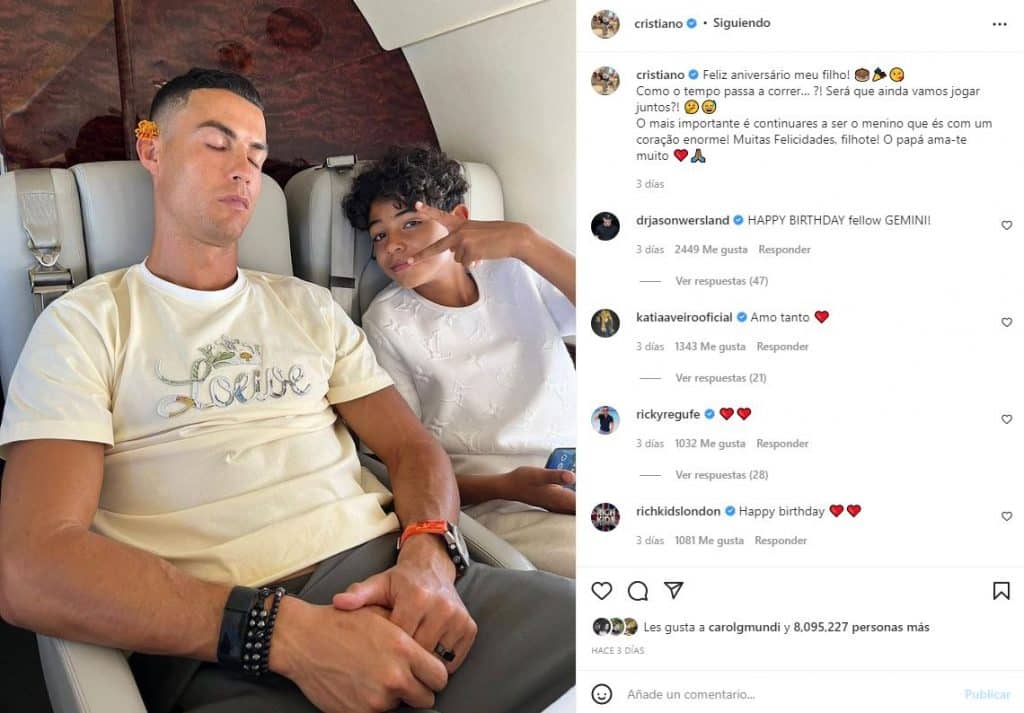 El accidente en casa de Cristiano y Georgina