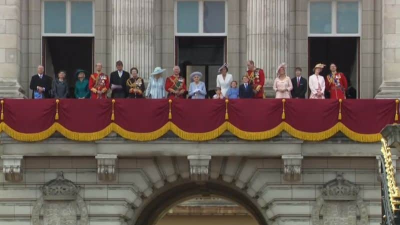 Fotografía del balcón - No príncipe Harry y no Meghan Markle