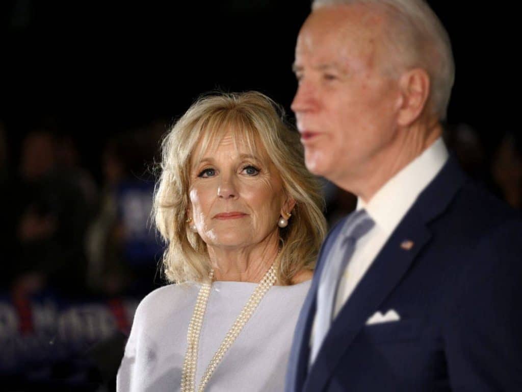 La confesión más íntima de Jill Biden a la reina Letizia Jill con su marido