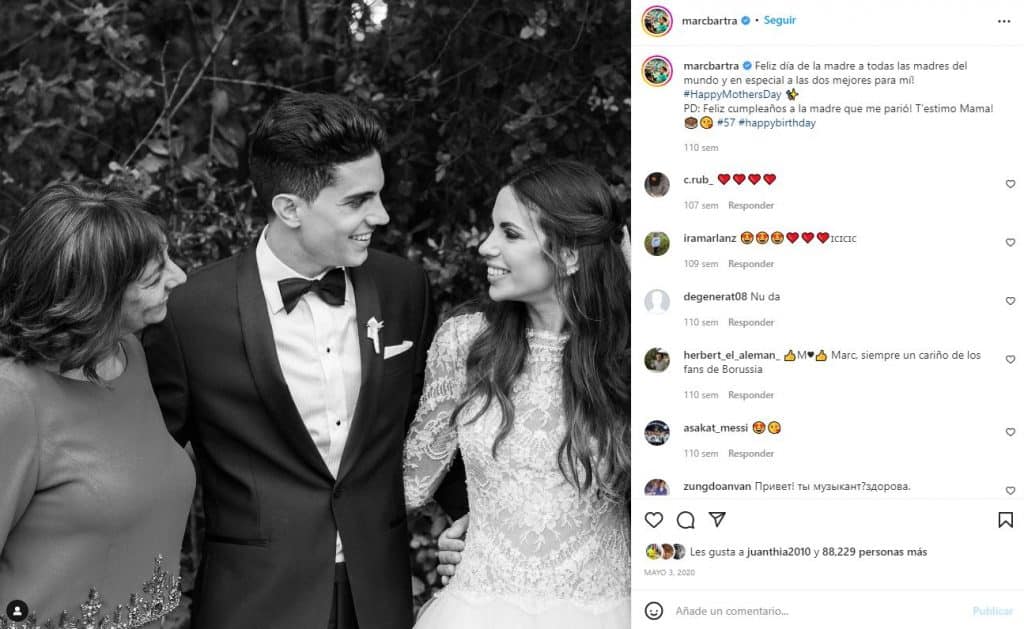 Cinco años de desamor de Marc Bartra: "No estoy con nadie, aunque me adjudiquen novias falsas"