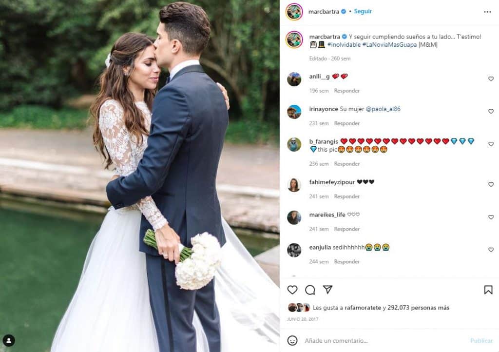 Jessica Goicoechea sobre su relación con Marc Bartra