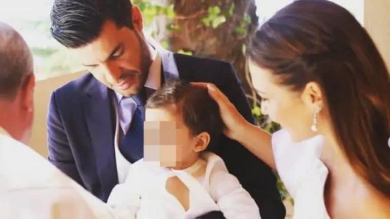Paula Echeverría se viste de novia para bautizar a su hijo, ¿habrá boda a la vista?
