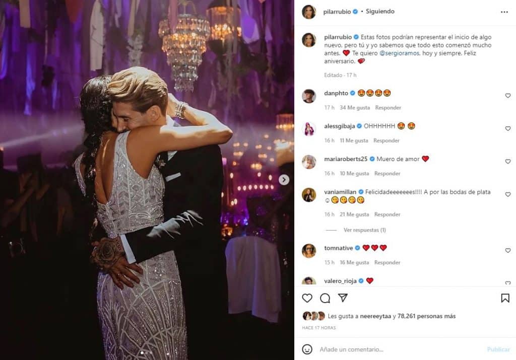 El tercer aniversario de Sergio Ramos y Pilar Rubio, manchado por las críticas