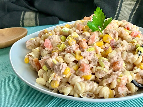 Ensalada de pasta con atún: un clásico con mucho sabor para el verano