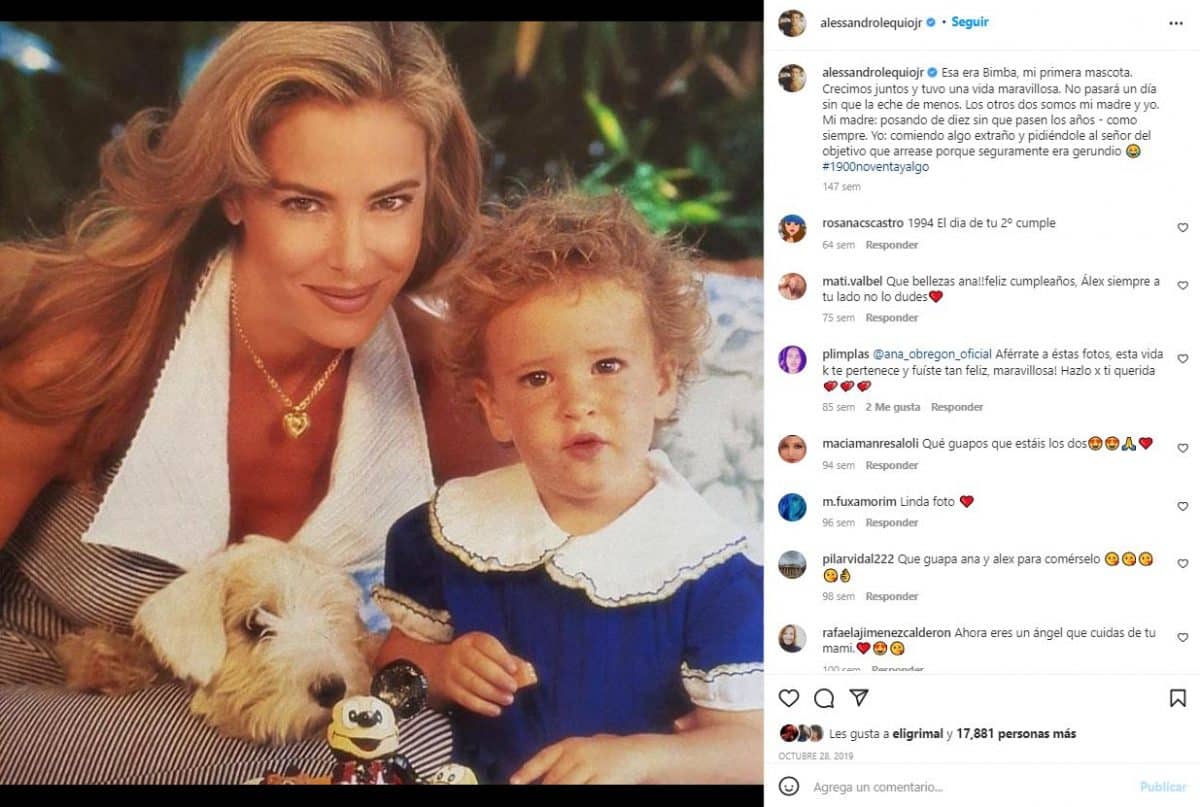 Aless Ana Obregon post El gesto que ha tenido Alessandro Lequio con Ana Obregón después de cumplir el sueño de su hijo