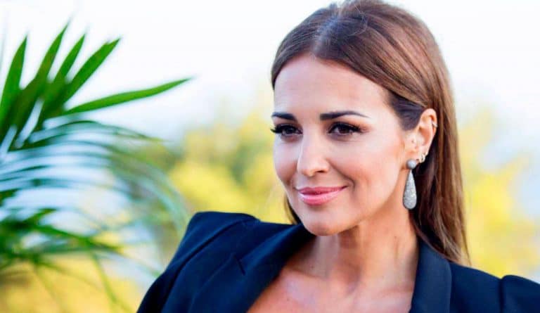 Paula Echevarría deslumbra con un body negro de Ysabel Mora