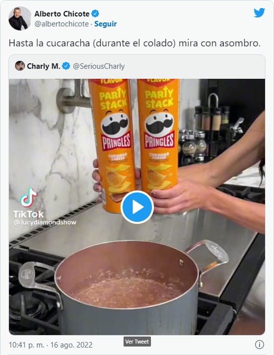 La receta con Pringles que ha escandalizado a Chicote