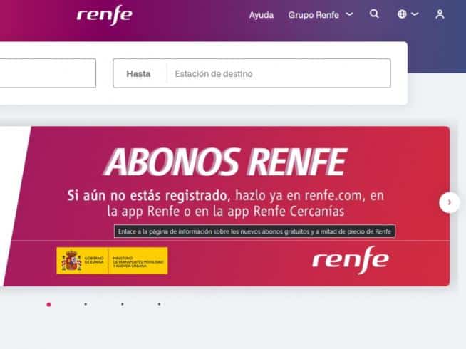 Cómo conseguir gratis el abono de Renfe