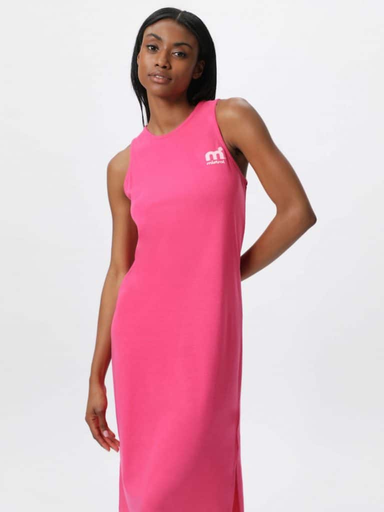 vestido fucsia lefties