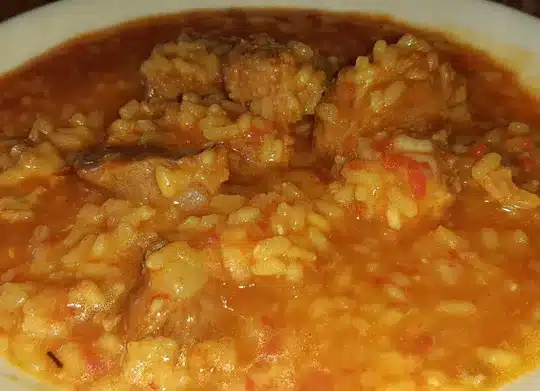 arroz meloso con costillas