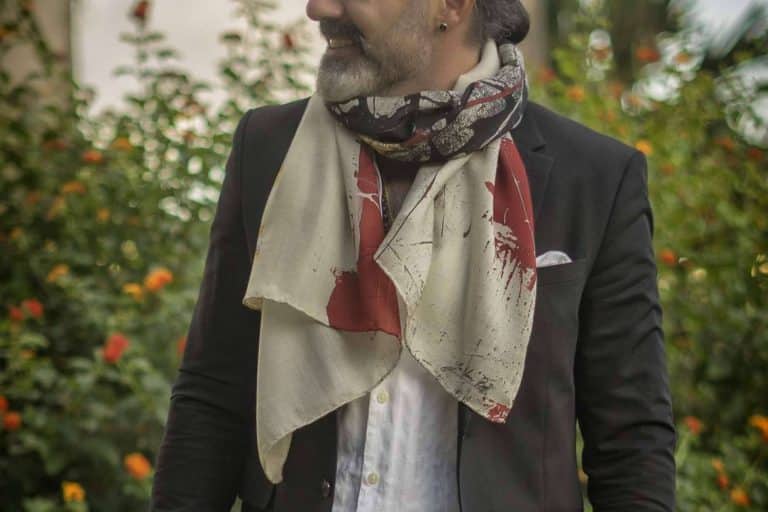 Pañuelos de hombre para el cuello diseñados con obras de arte, en Full & Briss