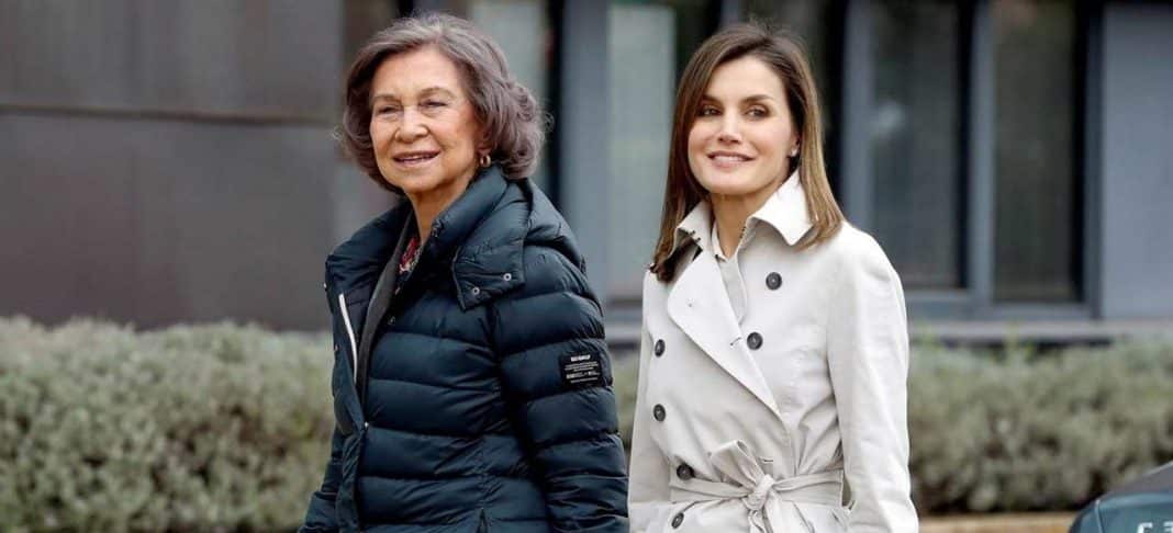 Letizia y doña Sofía