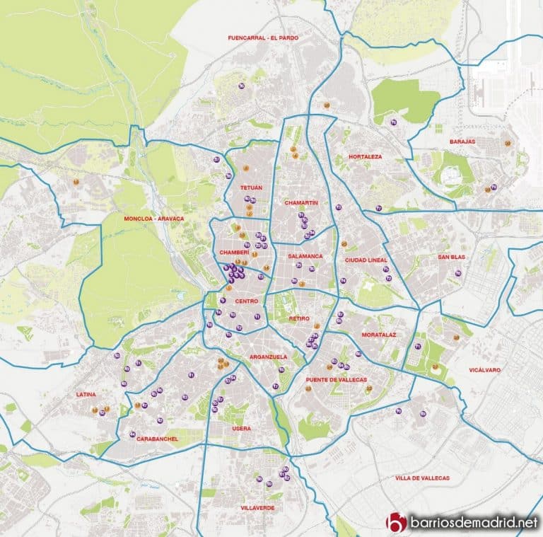 Estos son los distritos de Madrid donde se viven menos años