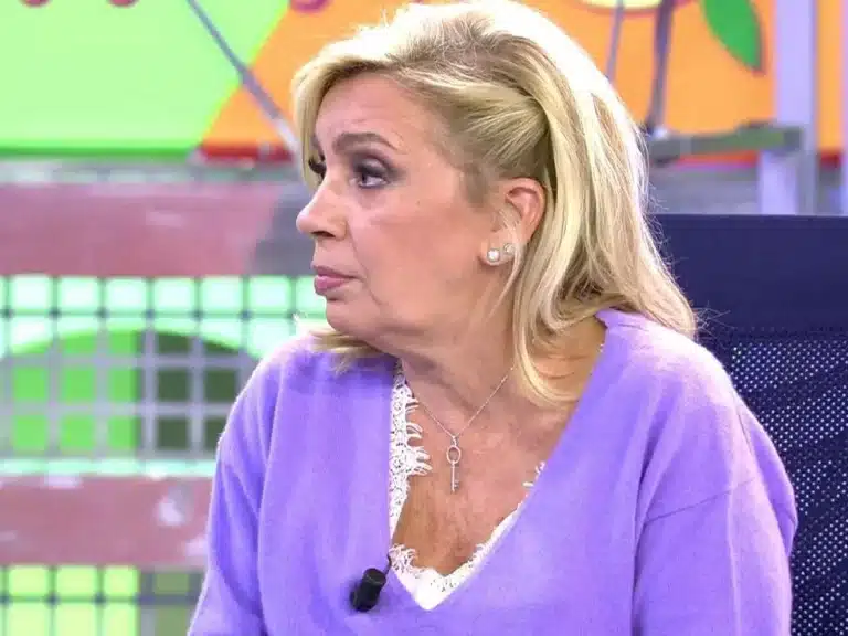 Carmen Borrego estalla ante la posible exclusiva de Edmundo Arrocet hablando de su madre