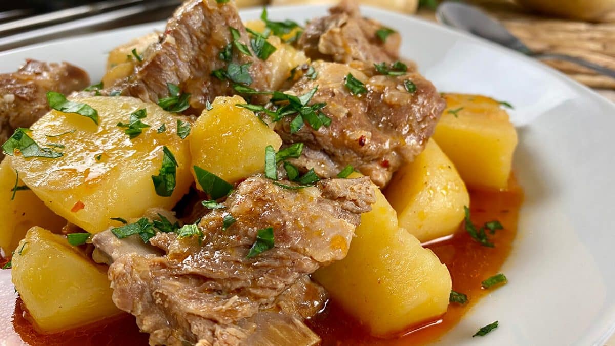 Costillas guisadas