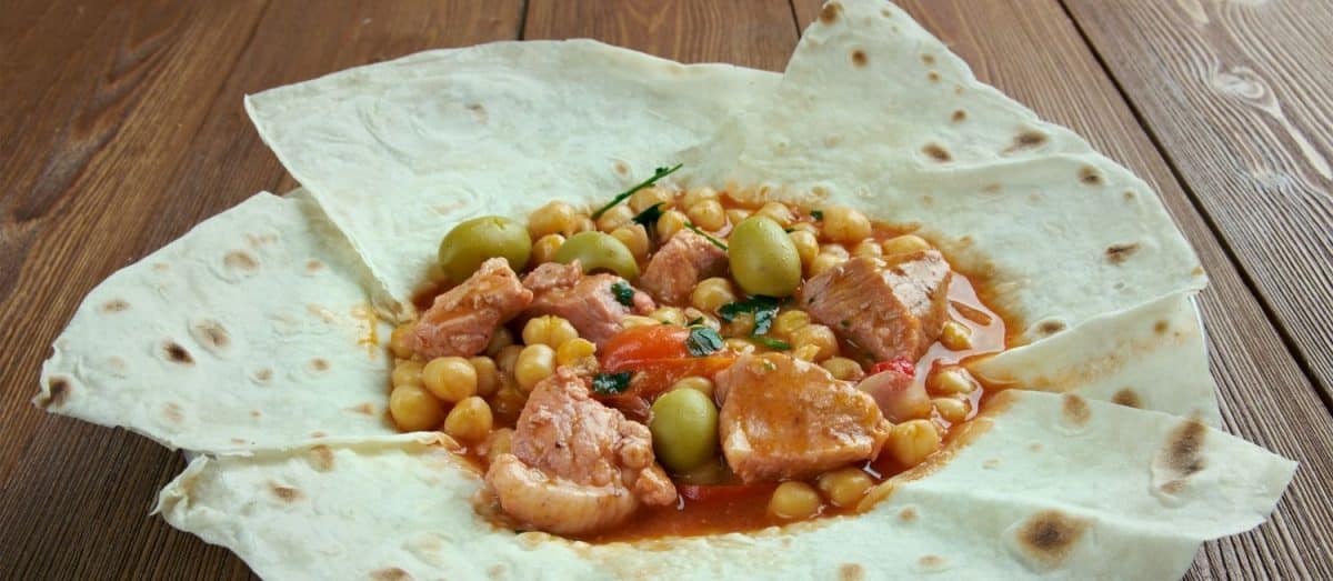 migas con chorizo
