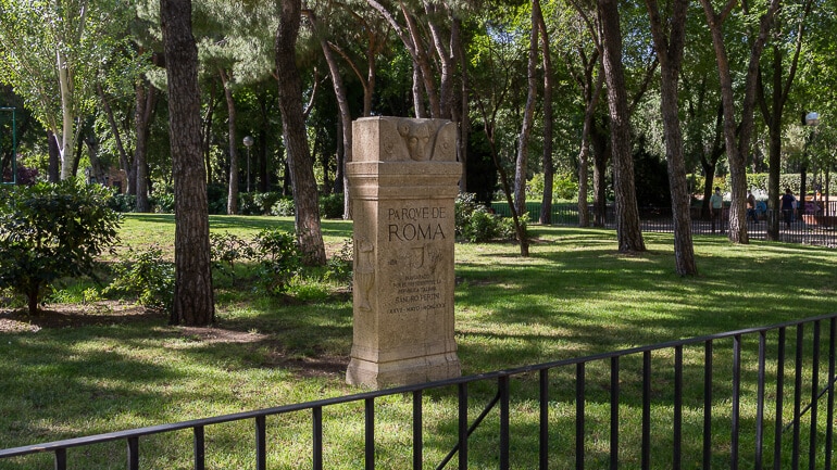 parques de Madrid