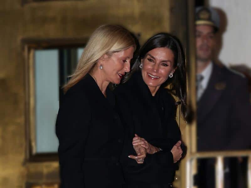 Reina Letizia y Marie Chantal