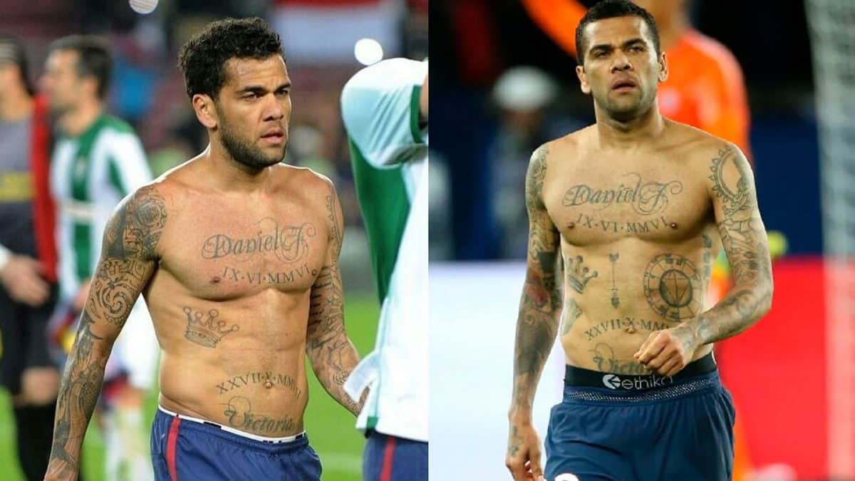 Dani Alves: su tatuaje le juega una mala pasada y empeora su situación