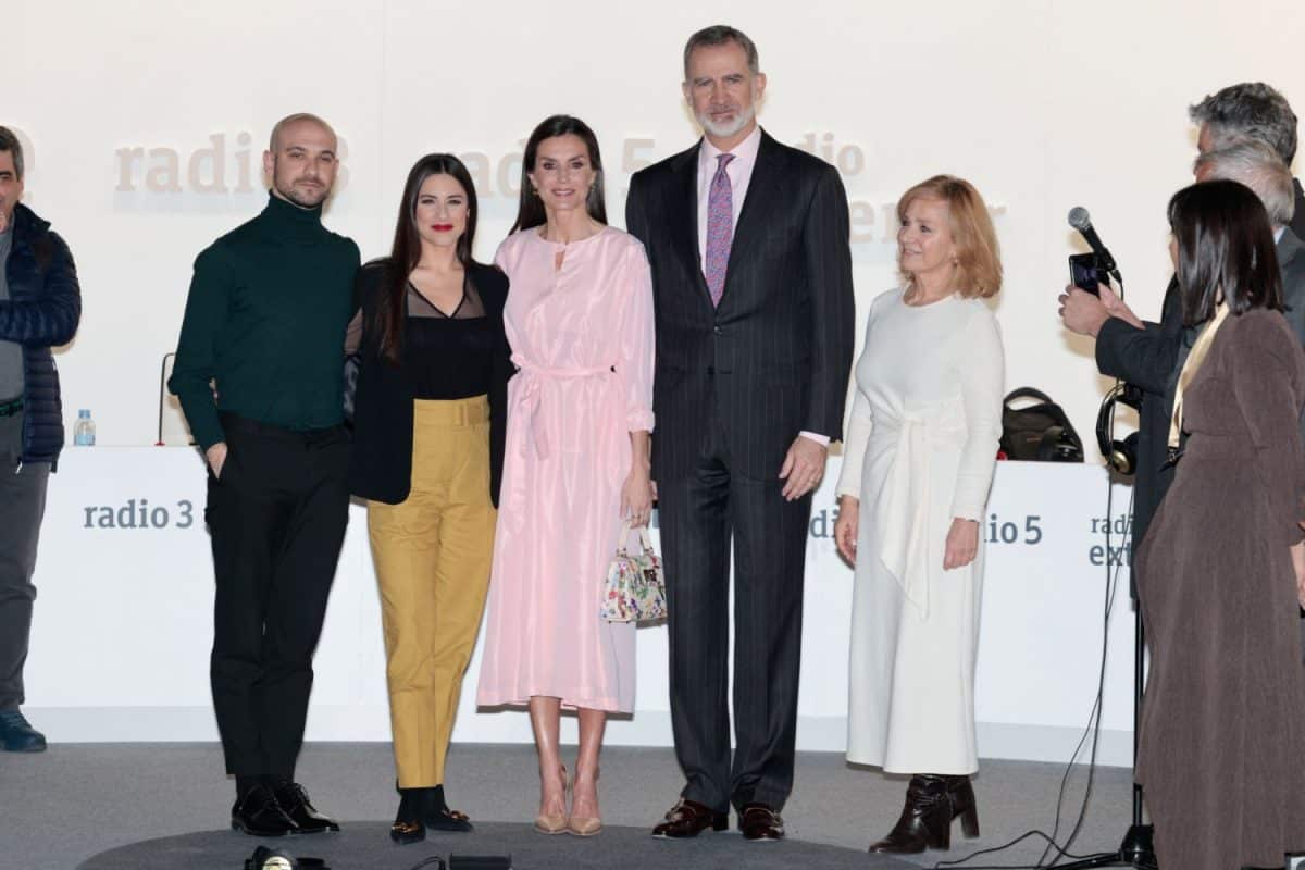 Don Felipe y Doña Letizia con Blanca Paloma