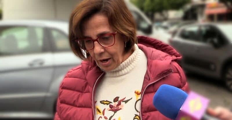 La madre de Anabel Pantoja en la calle