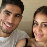 Hiba Abouk y Achraf Hakimi