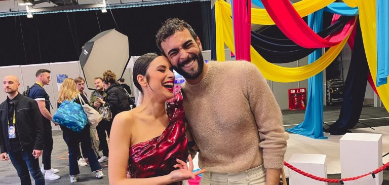 Blanca Paloma y el italiano Marco Mengoni derrochan mucha complicidad en Eurovisión: las redes estallan