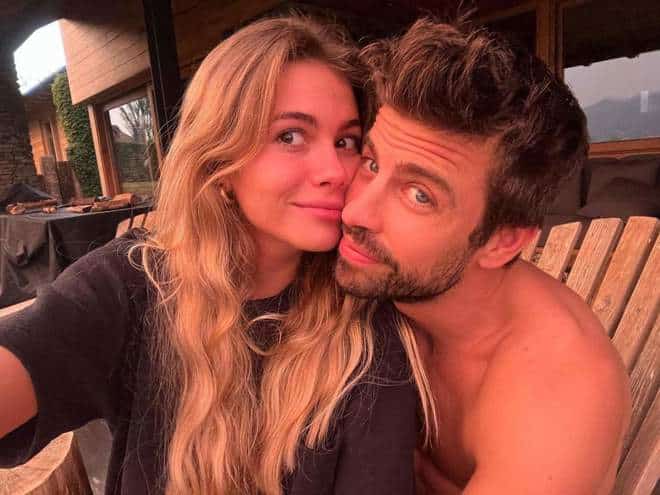 Piqué y Clara Chía