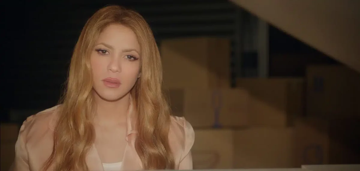 Shakira en uno de sus videoclips