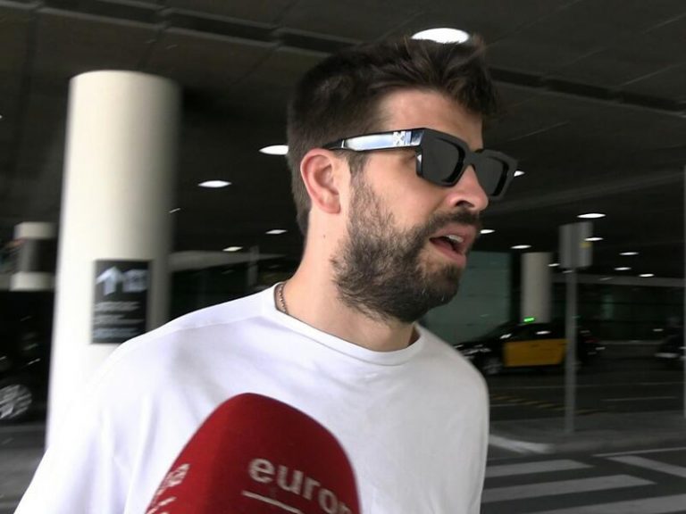 Gerard Piqué, muy serio, regresa a Barcelona sin aclarar si es cierto que se casa con Clara Chía