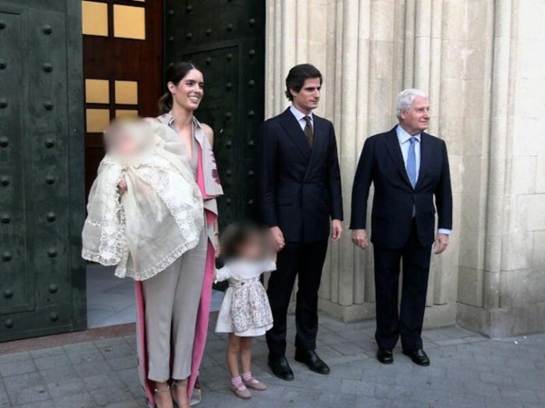Los Duques de Huéscar bautizan a su hija Sofía