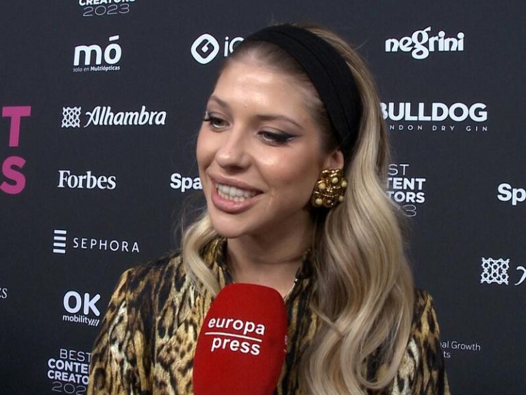 Anita Matamoros, orgullosa de que se la valore por su profesión como influencer
